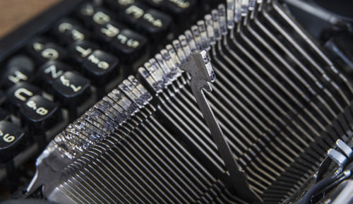 Close-up of computer keyboard