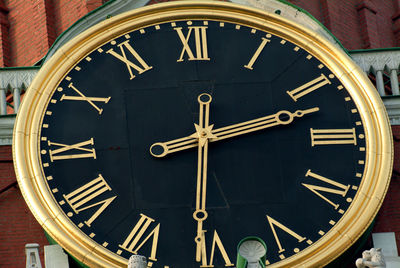 Close-up of clock