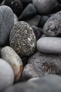 Full frame shot of pebbles