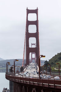 Golden gate bridge against sky