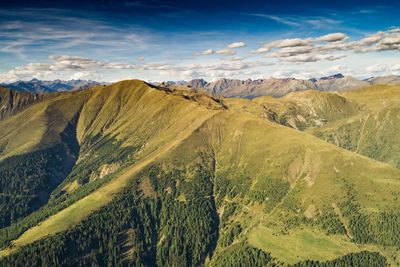 Panoramic view of landscape against sky