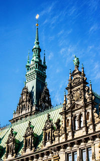 Low angle view of eiffel tower