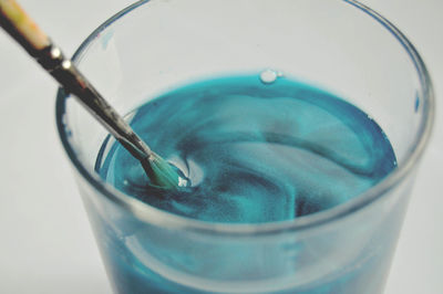 Close-up of drink on table