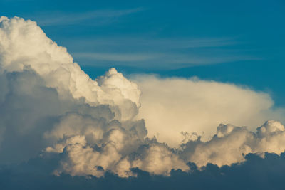 Low angle view of clouds in sky