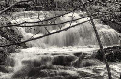 View of waterfall