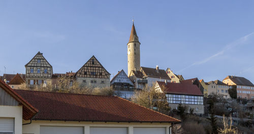 View of old building in city