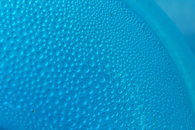 Close-up of bubbles in swimming pool