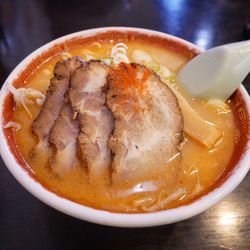 High angle view of soup in bowl on table