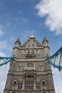 Low angle view of building against sky