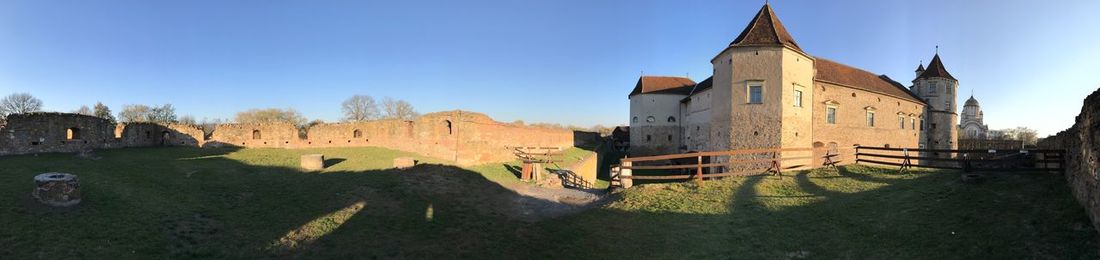 Panoramic view of historical building