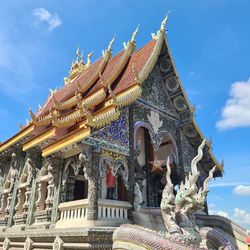 Low angle view of building against sky