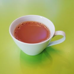 Close-up of coffee cup