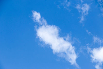 Low angle view of clouds in sky