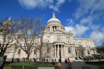 Low angle view of church against sky