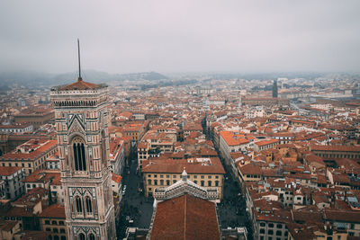 Aerial view of cityscape