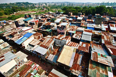 Aerial view of cityscape