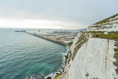 Panoramic view of sea against sky