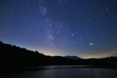 Scenic view of starry sky