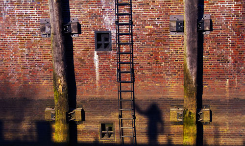 Close-up of brick wall