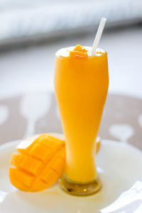 Close-up of drink on table