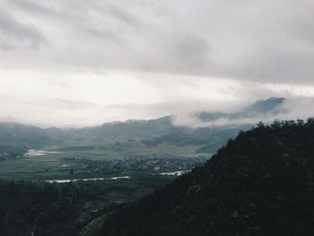 Scenic view of landscape against sky