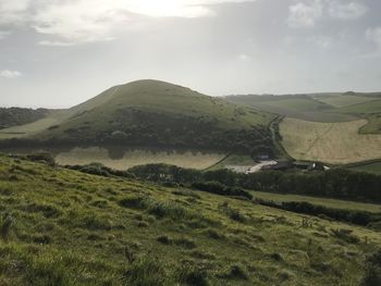 Scenic view of landscape against sky