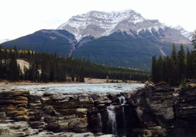 Scenic view of mountains