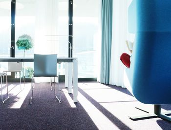 Empty benches in the dark