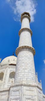 Low angle view of historic building against sky