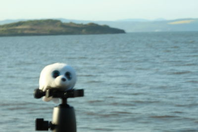 Close-up of sea against sky