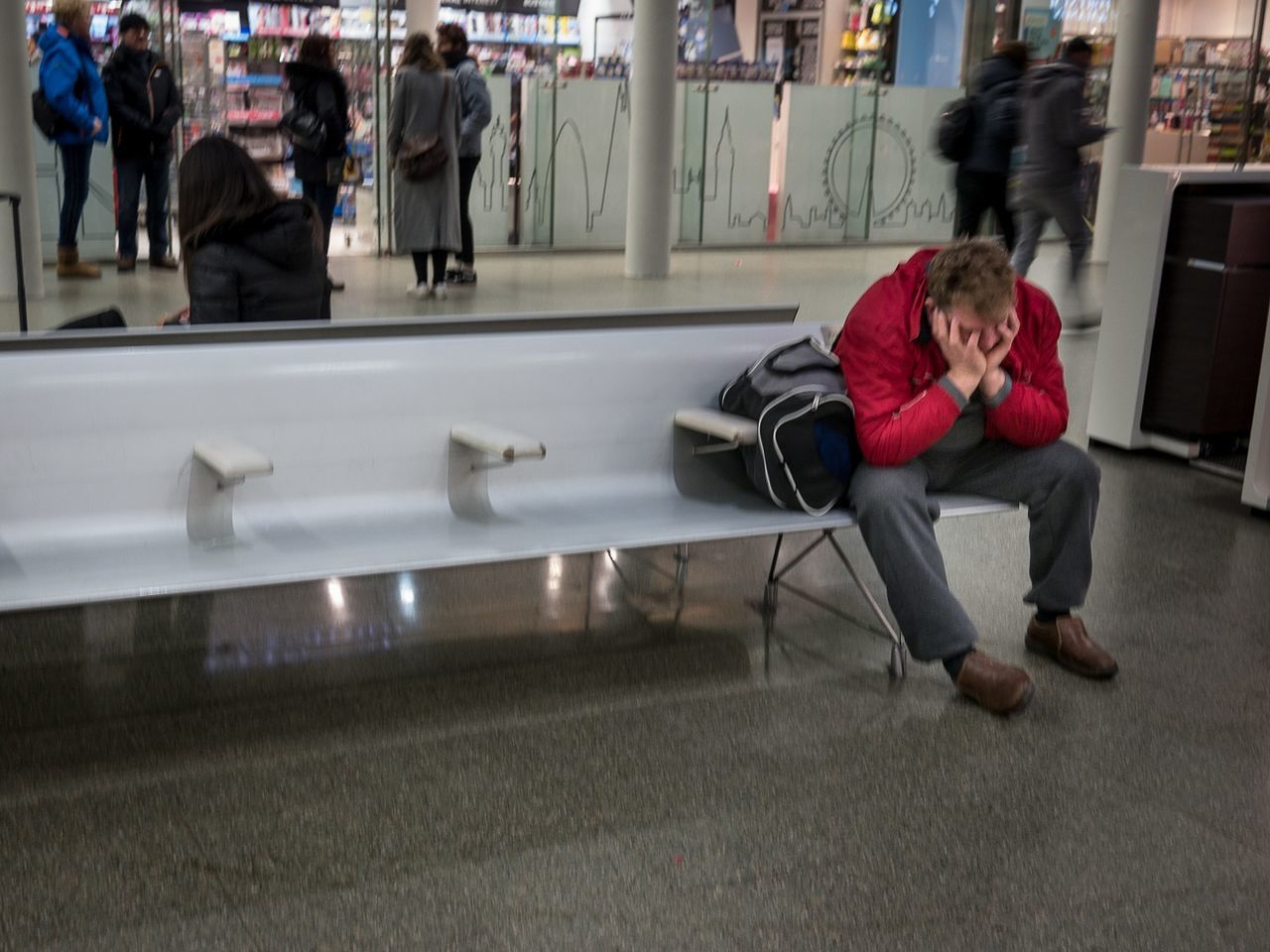 full length, sitting, real people, women, day, indoors, young adult, people, adult