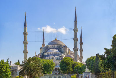 Sultan ahmed mosque known as the blue mosque is an historic mosque in istanbul, turkey