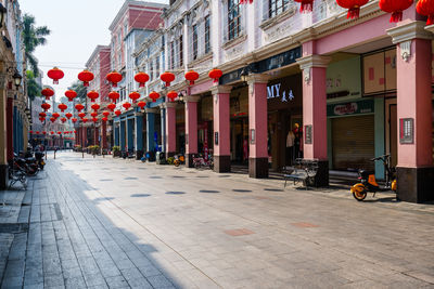 People walking on street in city