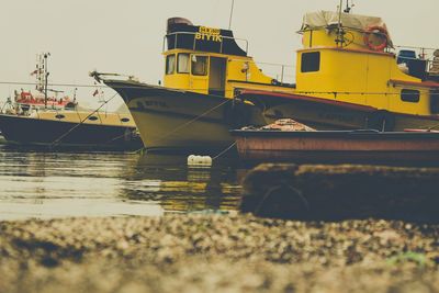 Boat in sea