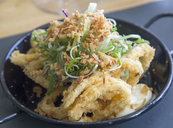 Close-up of food in plate