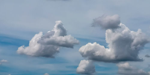 Low angle view of clouds in sky