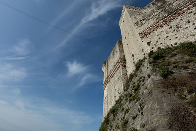 Low angle view of building against sky