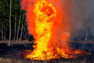 burning