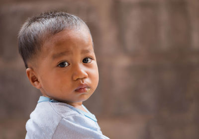 Portrait of cute boy