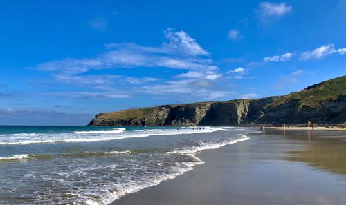 Cornish coast line