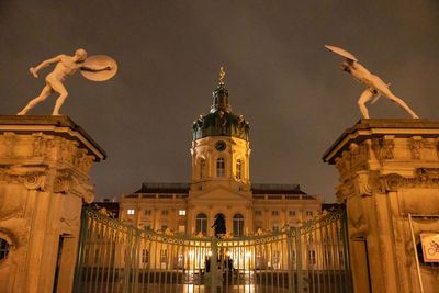 Low angle view of historical building