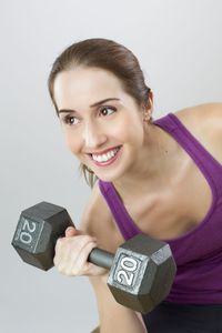Portrait of a smiling young woman