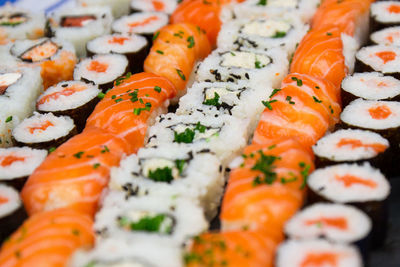 Close-up of sushi