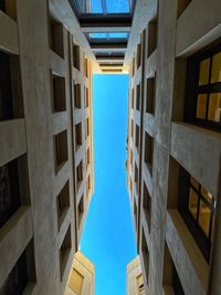 Low angle view of modern building