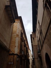 Low angle view of buildings against sky