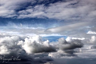 Storm clouds in sky