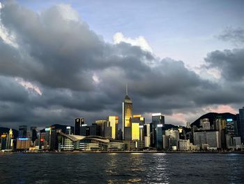 View of city at waterfront