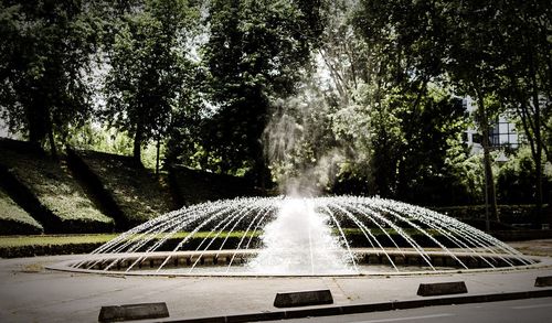 Fountain in park