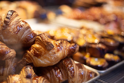 Close-up of food in plate on table