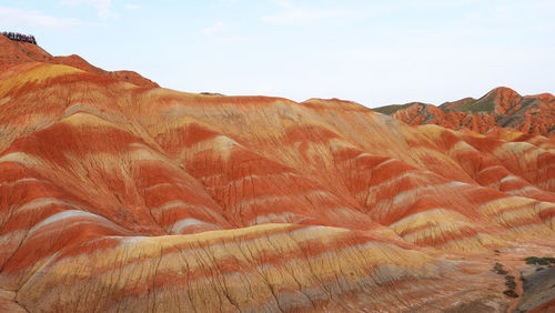 View of rock formations